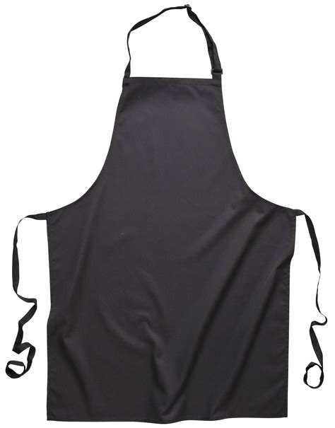 black apron